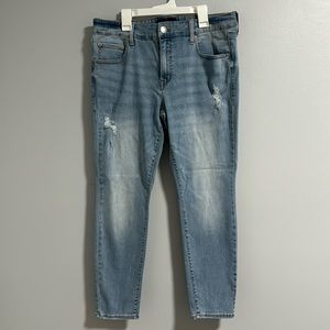 Aeropostale light wash low rise jegging